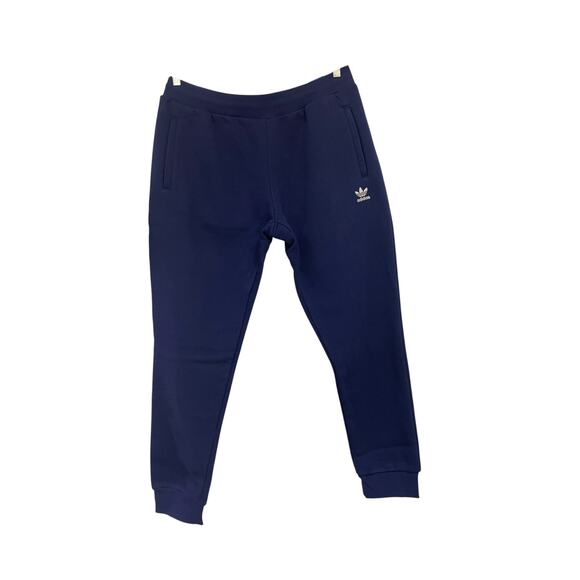 Adidas Men’s XL Essential Fleece Pants Sweatpants Joggers Night Sky Blue NWT - Picture 1 of 16
